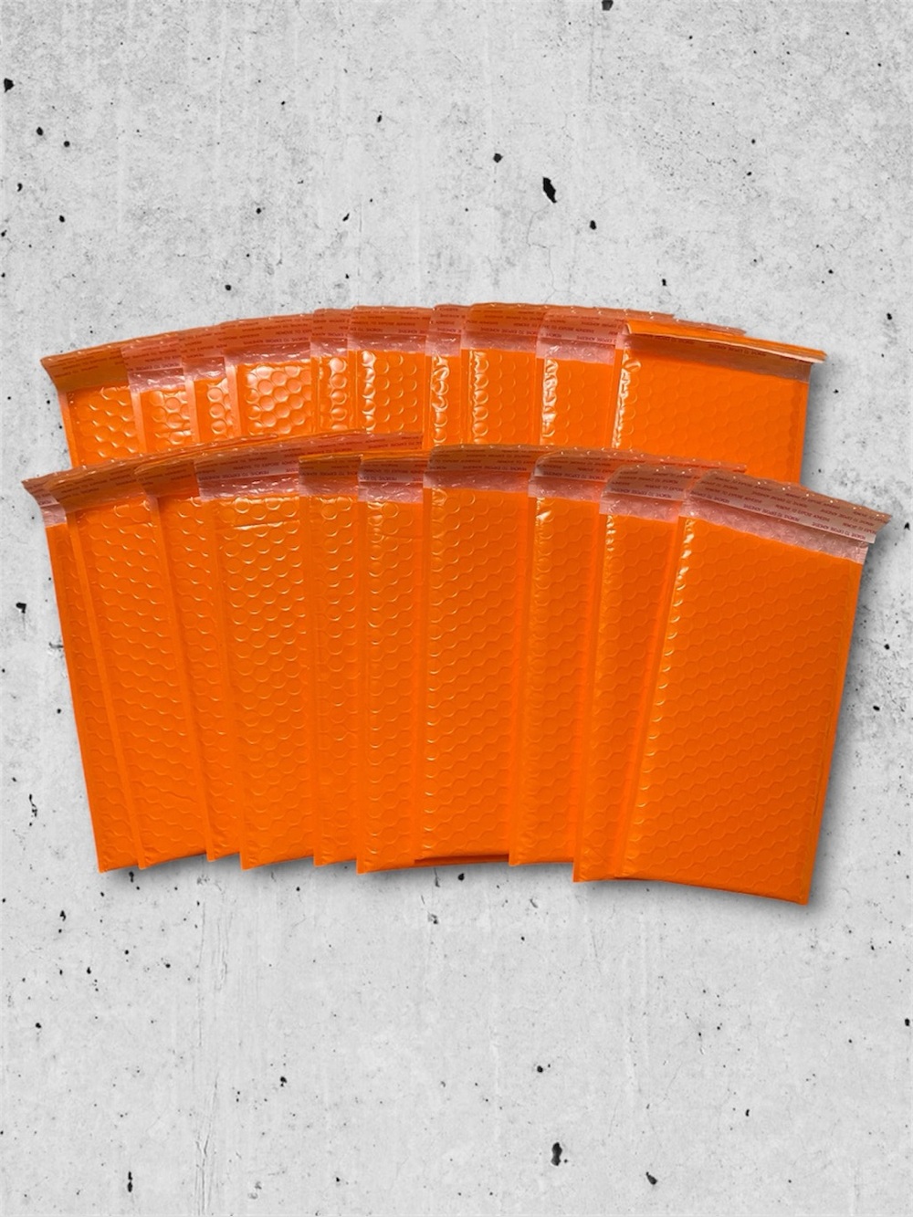 Bright Orange Padded Mailers - Bubble Mailers (Pack of 20)